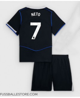 Günstige Chelsea Pedro Neto #7 3rd trikot Kinder 2025-26 Kurzarm (+ Kurze Hosen)